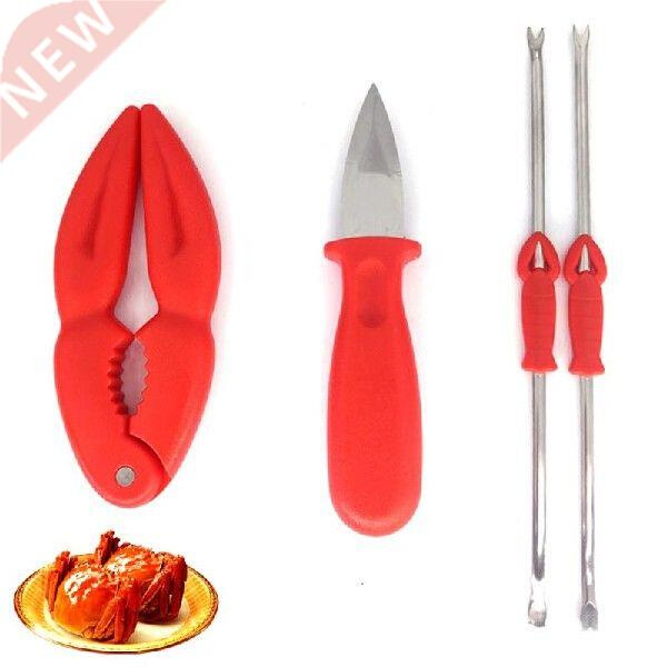 4pcs Seafood Tools Set Lobster Opener Seafood Crackers