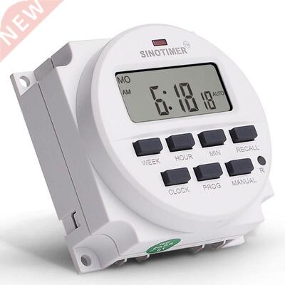 BIG LCD Digital 220V Programmable Timer Switch with Countdow