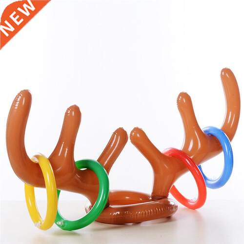 2018 Tops Quality Inflatable Reindeer Christmas Gifts Hat An