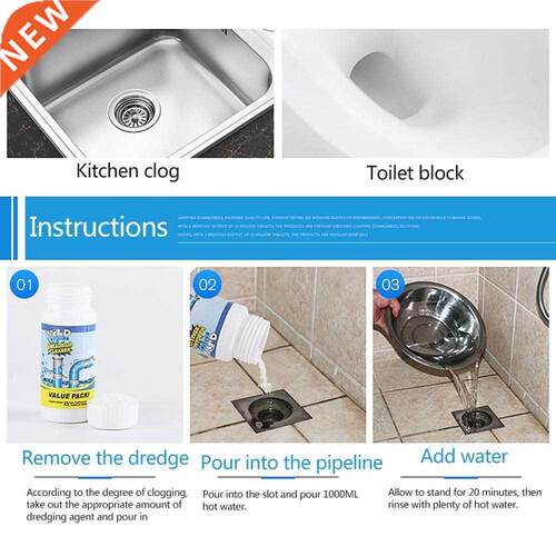Powerful Pipe Dredge Agent Sink and Drain Cleaner Chemical