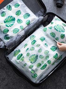 5pcs Flamingo Travel orage Bag Transparent Cosmetic Bag