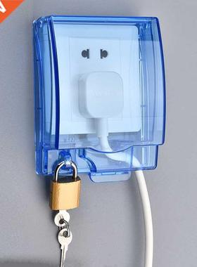 Lockable Wall-mounted Socket Waterproof Dustproof Box Outdoo