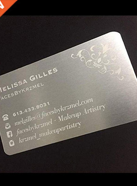 50Pcs Blank Sublimation Metal Name Card Custom Blank Printin