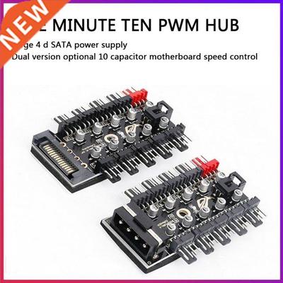 HUB Cooler Speed Controller Splitter Extension Adapter Socke