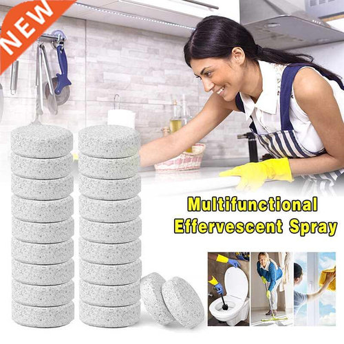 10pcs Sets Multifunctional Effervescent Spray Clean Spot