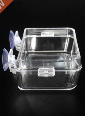 Transparent Reptile Feeder Anti-escape Food Bowl Turtle Liza