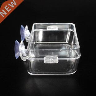 Transparent Reptile Feeder Anti-escape Food Bowl Turtle Liza