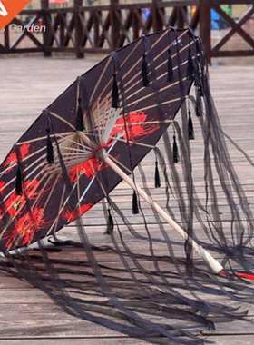 Paraguas de encaje de tela de seda para mujer, accesorios de