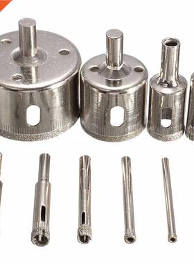 10Pcs Hole Saw 3-50mm Drill Bit Saw Set Tile Ceramic Marble