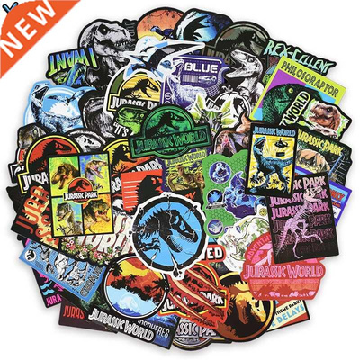 75 Pcs Jurassic Park Animal Dinosaur Stickers for Motorcycl