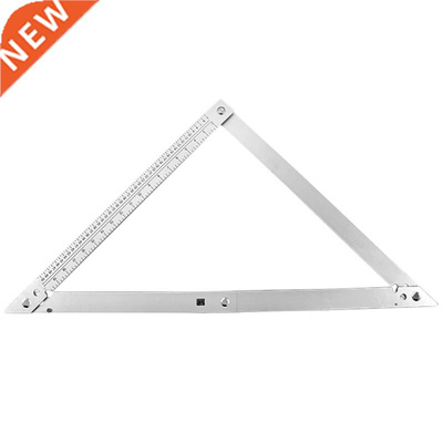 45 Degree Foldable Carpenter Square Triangle Ruler，Aluminum