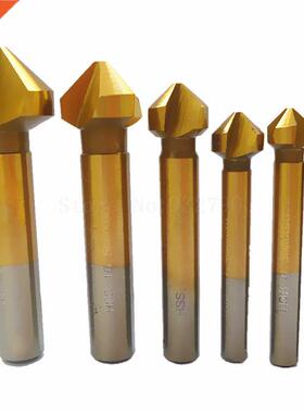6pc 90 Degree Hss Countersink Drill Bit Chamfer Cutter Coate