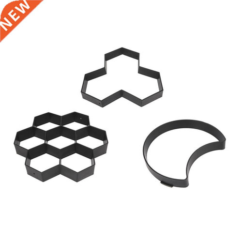 Plastic Manually Paving Cement Brick Concrete Moulds DIY Pat