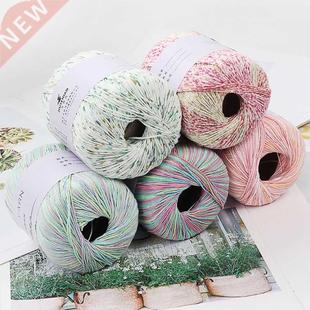 1 Bundle 10 Strands Acrylic Hand Knitting Yarn Lace Crochet