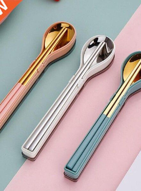 Creatve Food Grade Convenent 3Pcs/Set Cutlery Stanless
