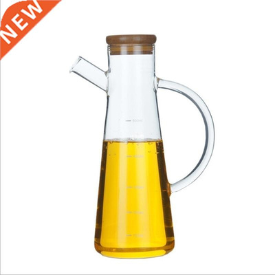 Cooking Seasoning Bottle Dispenser Sauce Bottle Glass Storag