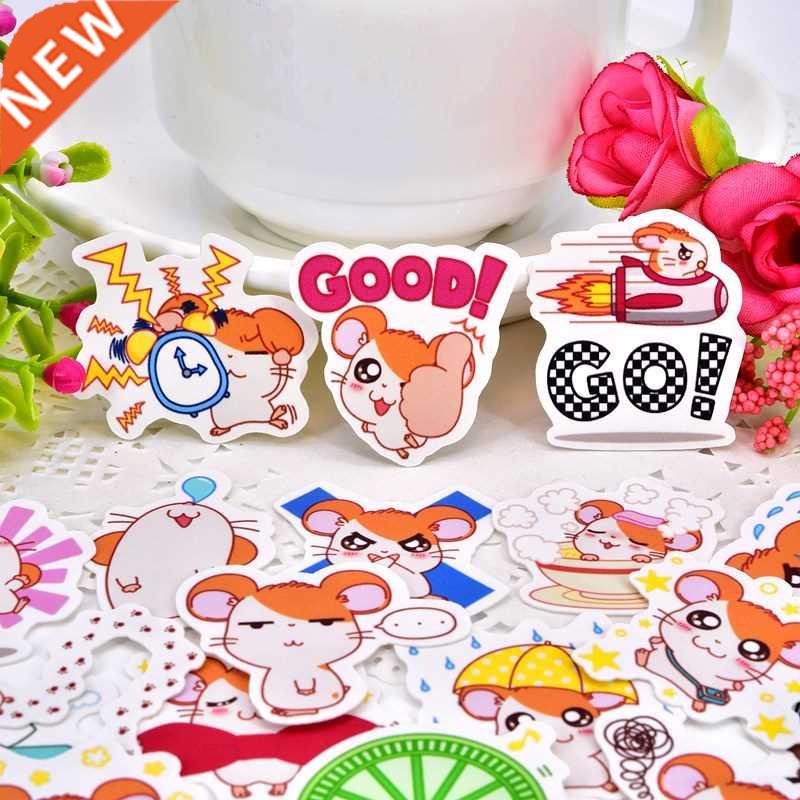 40pcs Creative Cute Self made animal Hamtaro Scrapbooking