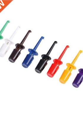10/12PCS Single Hook Clip Test Probe Mini Grer For