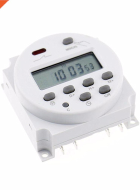 CN101 Digital Round LCD Power Programmable Timer Time Relay