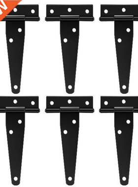 DOITOOL 6PCS 4 Inch T Shape Rustproof Iron Light Duty Shed