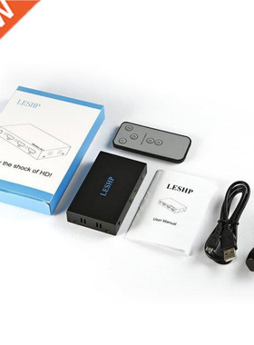 Leshp Black Portable Plug And Play Low Power Consumption 4K