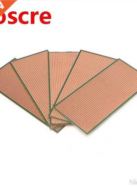 5 Pcs 6.5x14.5cm Stripboard Veroboard Uncut PCB Platine Sing