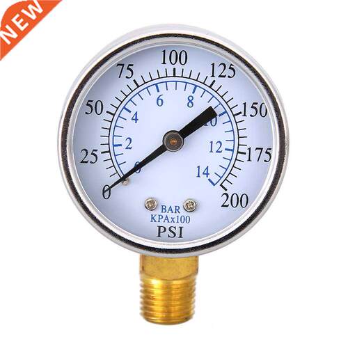 Water Compressor Hydraulic Oil Gas Pressure Gauge Table 2