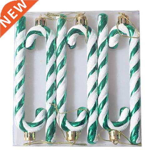 6 Pcs Christmas Can Cane Ornaments Xmas Tree Hanging Penda