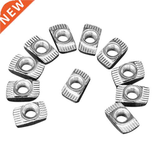 100 pcs M5 Hammer Nut Carbon Steel Aluminum Connector T Fast