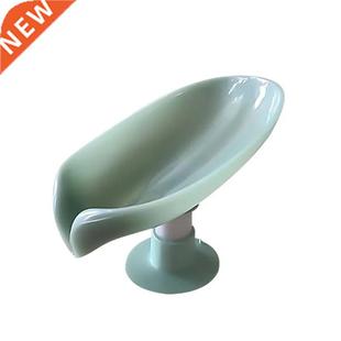 Tree Leaf Laundry Soap Dish Toilet Soap Shelf Vertical Sucti