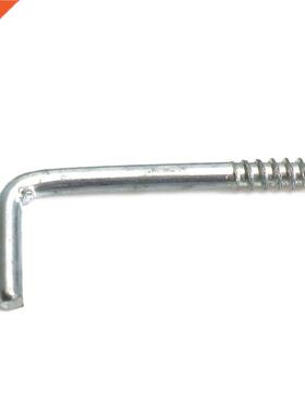 50x Zinc Plated L Shape Right Angle Screw-in Dress Cup Hooks