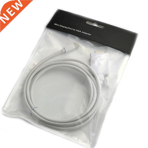 1.8M Mini DisplayPort DP to VGA Connector Male-Male Adapter