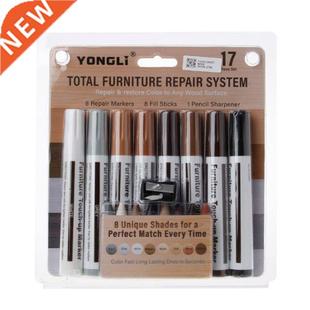 Kit Sticks Furniture Woo Filler Touch 17Pcs Markers