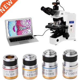 4X 10X 40X 100X Achromatic Objective Lens for Biological