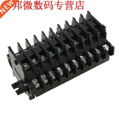 600 V 10A 10 Positie Dubbele Niveau Schroefklemmenblok Strip