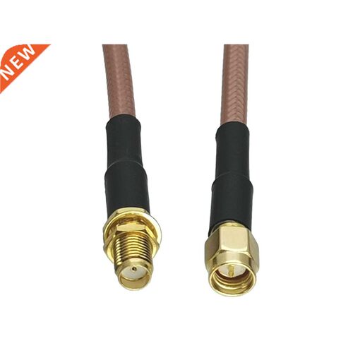 1pcs RG142 Cable SMA Male Plug to SMA Female Nut Bulkhead Co