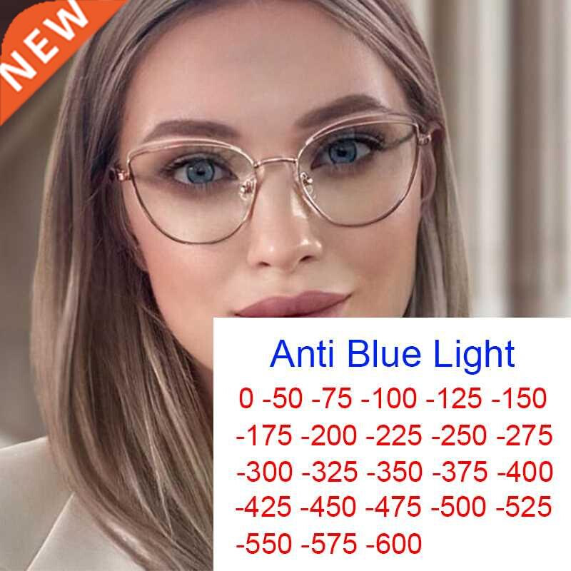 2022 rending Office Anti Blue Light Myopia Glasses Women Met