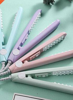 Mini D Grid Hair Crimper Curling Iron Volumizing Hair Iron