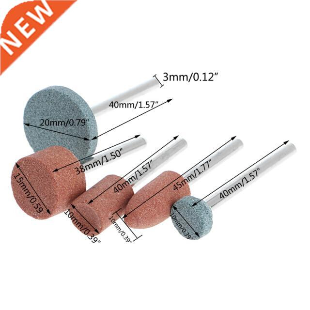 5Pcs 3mm Shank Wheel Head Grinding Polishing Electric Grinde
