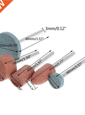 5Pcs 3mm Shank Wheel Head Grinding Polishing Electric Grinde