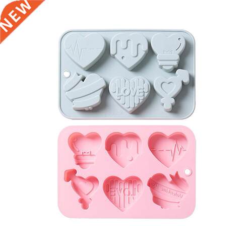 Silicone Chocolate Mold Cake Baking Tools Angel Love Heart