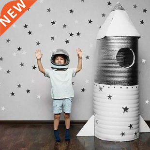 Scandinavian Decor 5 Point Stars Wall Stickers Baby Nursery