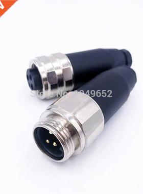 M22 sensor connector waterproof 7/8 malefemale plug screw t
