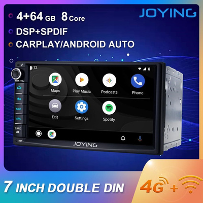 JOYING 2 din Android 8.1 Car radio GPS Octa Core 1024*600 4G
