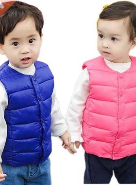Winter Children Vests Warm Waistcoats For Boys Girls Thick T