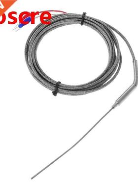 2m K Type Thermocouple Stainless Steel 1.5mm Probe Temperatu