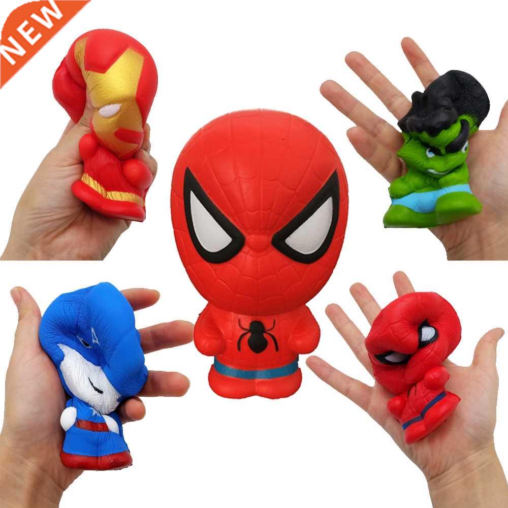 Marvel Squishy Kawaii Squishy Squish Spiderman Hulk Iron Man