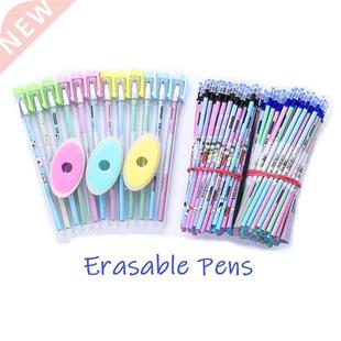0.5mm Erasable Pens Set Kawaii Black Blue Ink Erasable Refil