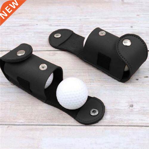 Leather Golf Ball Bag Portable Storage Bag Golf Ball