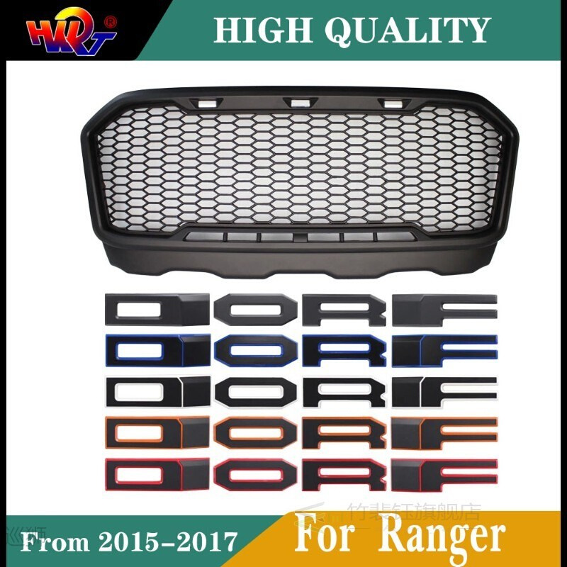 For Ranger T7 2015-2017 Wildtrak PX2 MK2 Large Raptor Grille